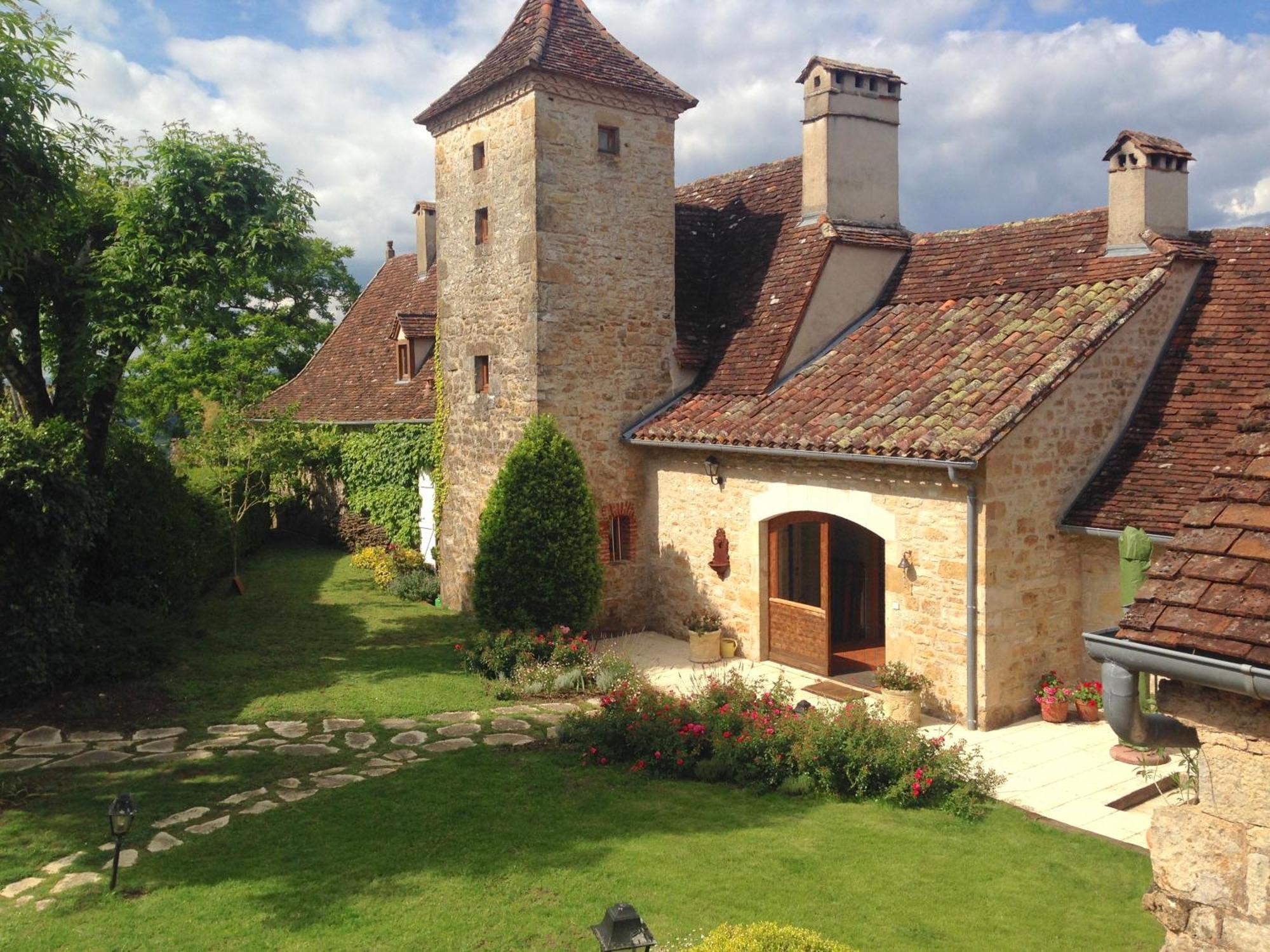 ルブレサック Manoir De Rieuzal Bed & Breakfast エクステリア 写真